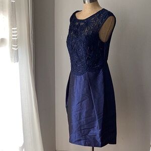 Sue Wong navy dress sz 12